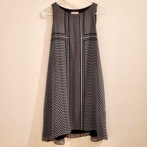 Max Studio White Black Patterned Dress